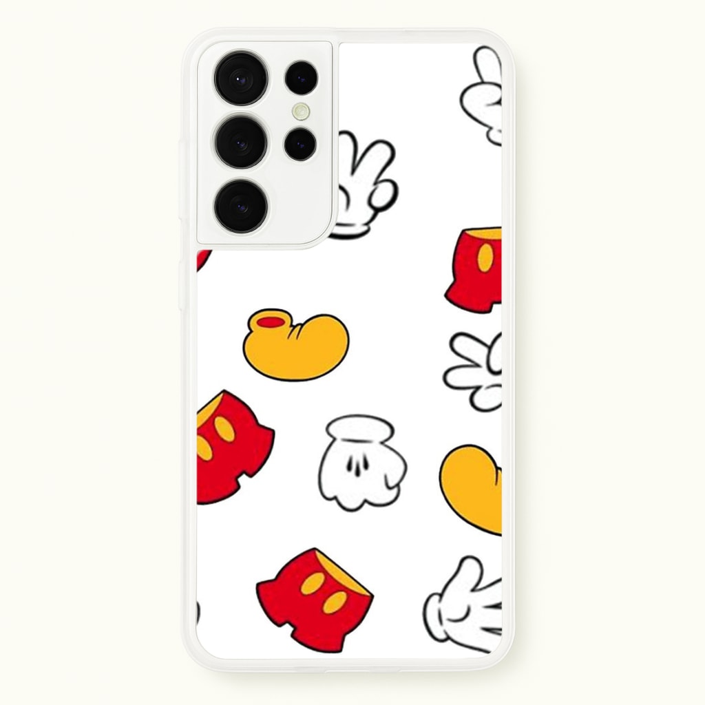 Mouse Gloves, Shorts and Shoes Phone Case