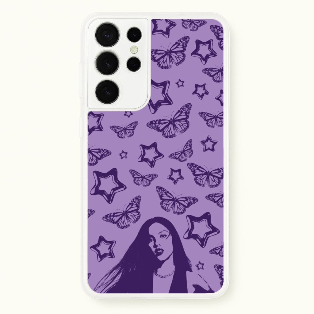 Stars And Butterflies Pattern Phone Case