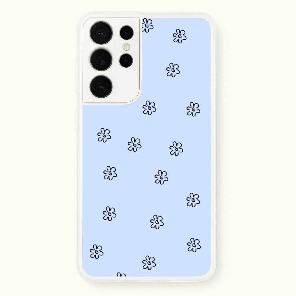 Detail Flower Pattern - Blue Phone Case