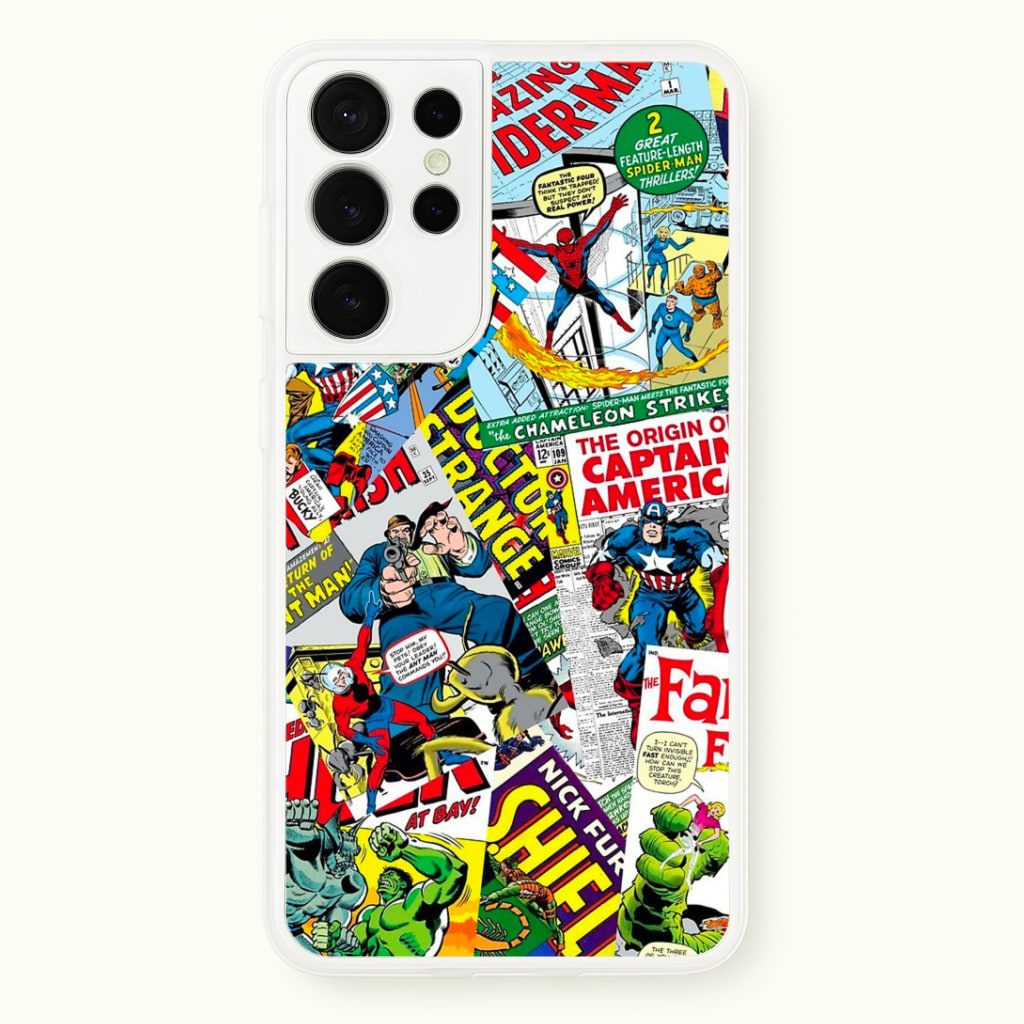 Superhero Comic Comics Pattern Phone Case