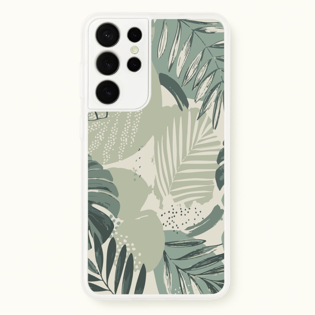 Green Leaf Pattern - Foliage Phone Case
