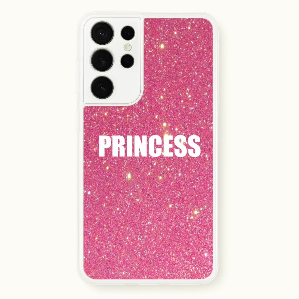 Glittery Pink Princess Phone Case