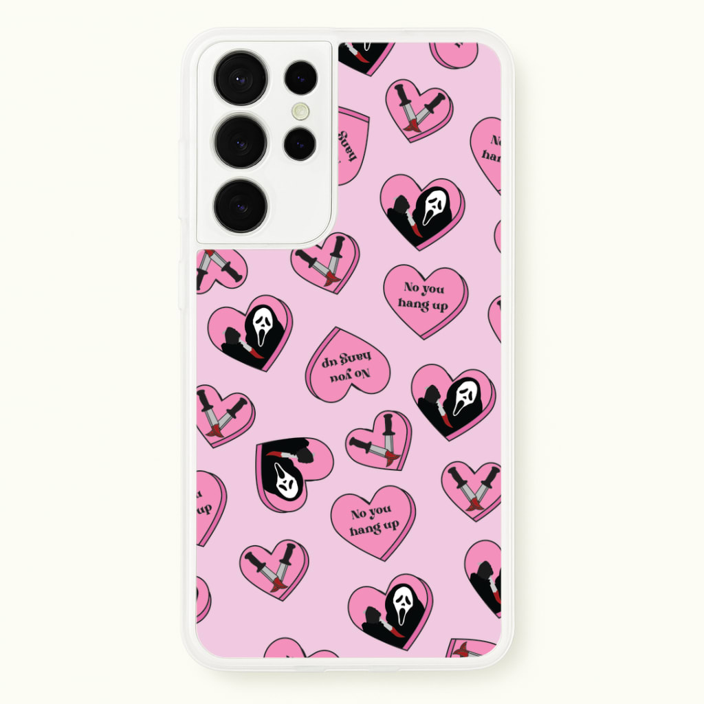 No You Hang Up Love Hearts Phone Case