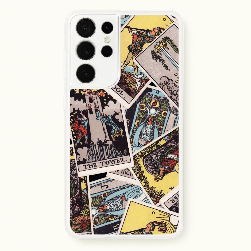 Tarot Cards Collage Pattern Phone Case
