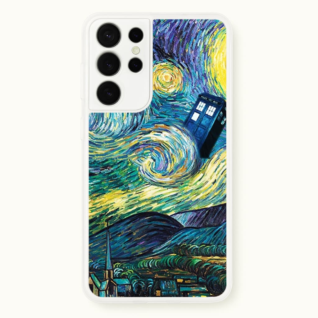 Starry Night Tardis Phone Case