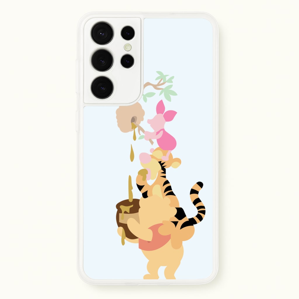 Bouncing Tiger , Piglet , Yellow Bear Phone Case