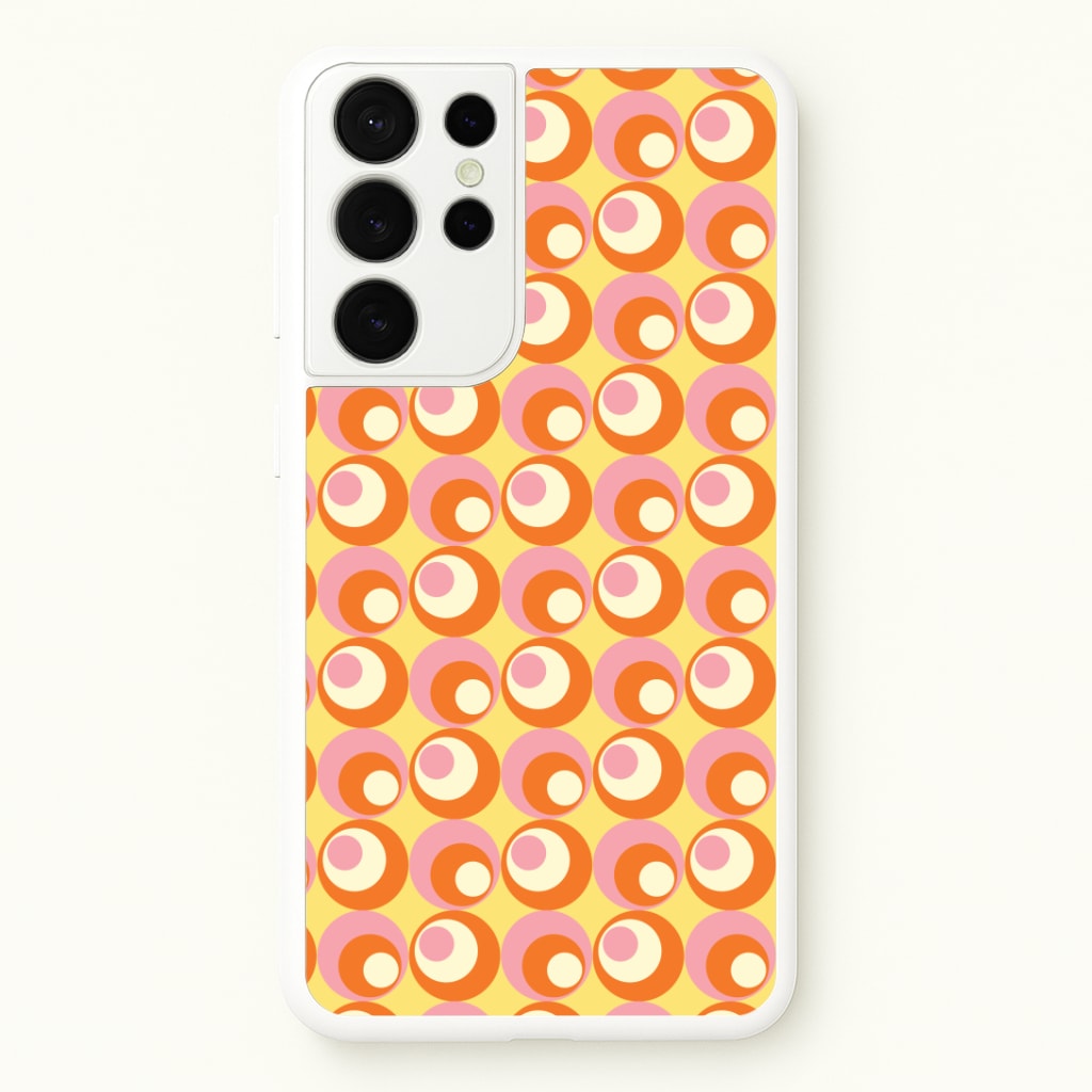 Colourful Circles Retro Pattern Phone Case
