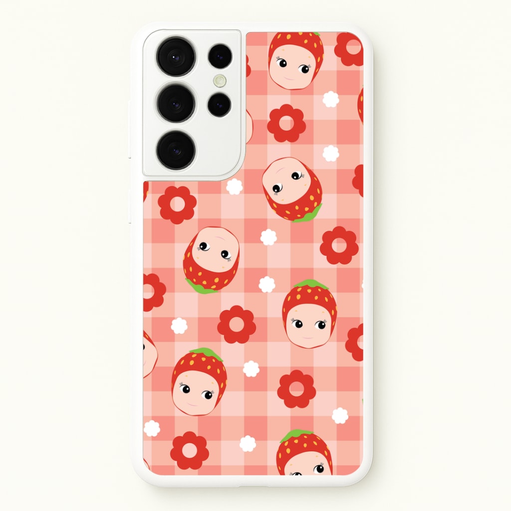 Strawberry Angel Pattern Phone Case