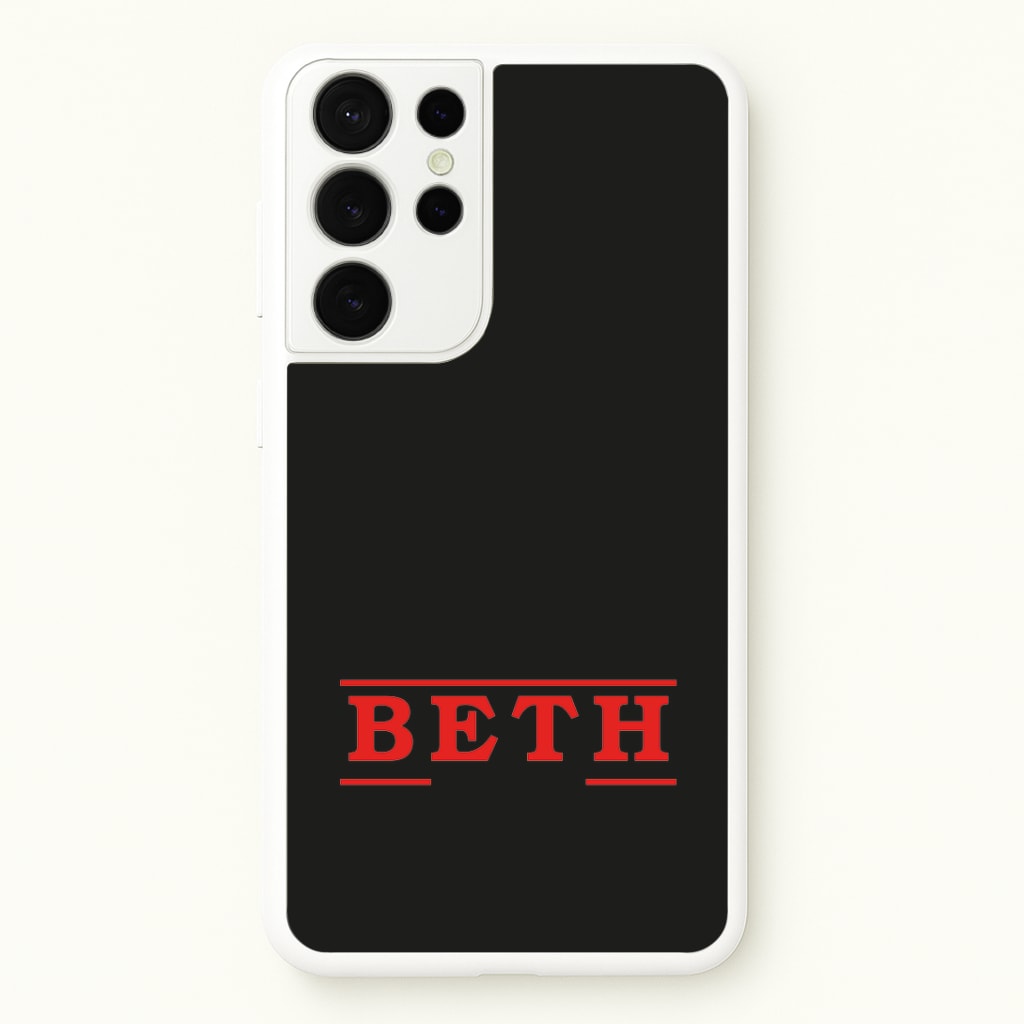 Title - Personalised Stranger Phone Case