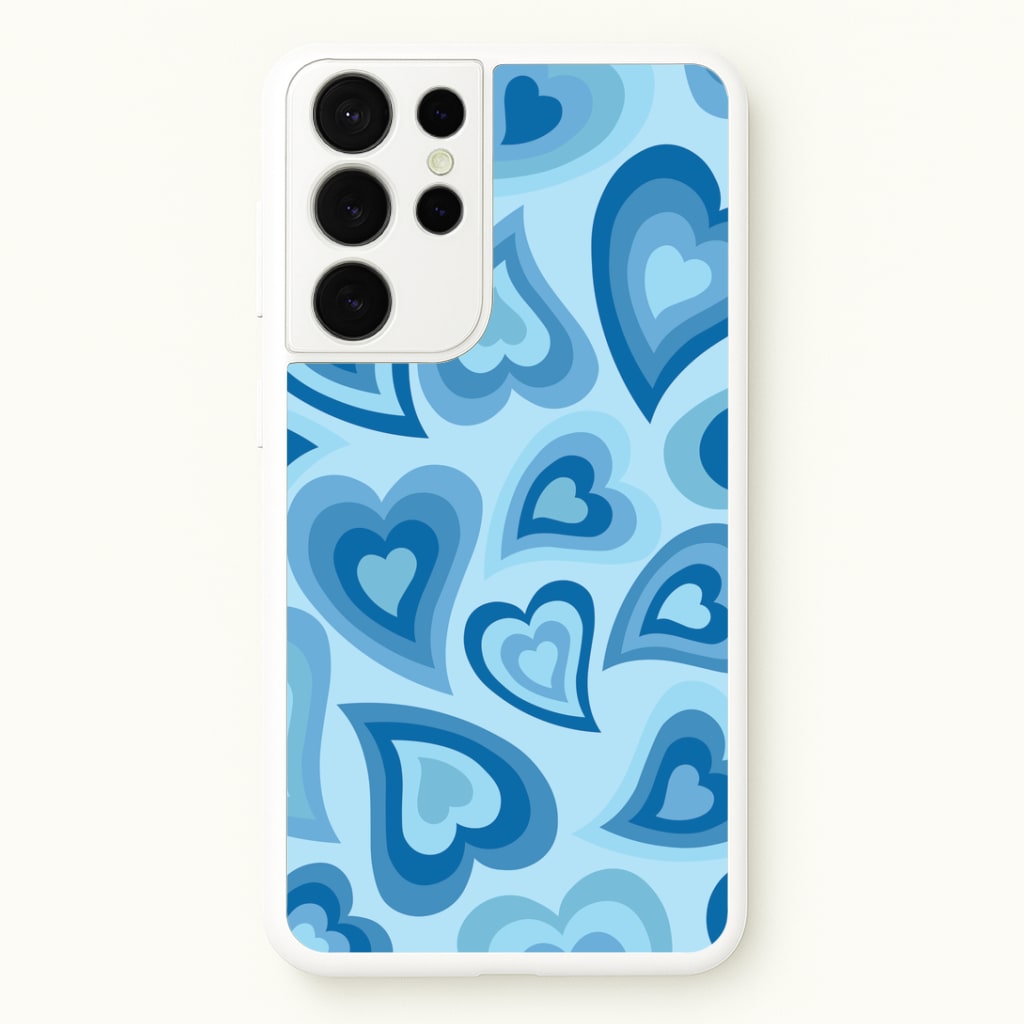 Blue Hearts - Trippy Patterns Phone Case