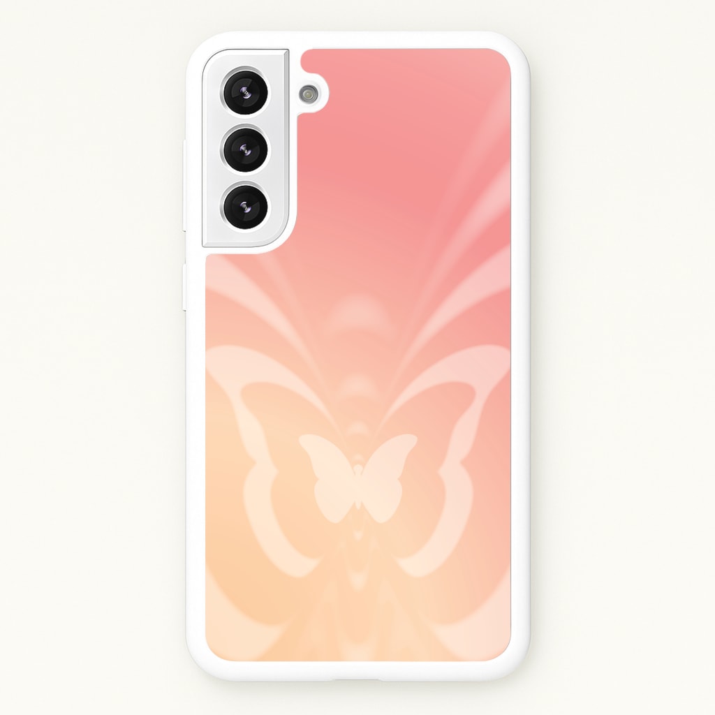 Butterfly Gradient Pink Phone Case