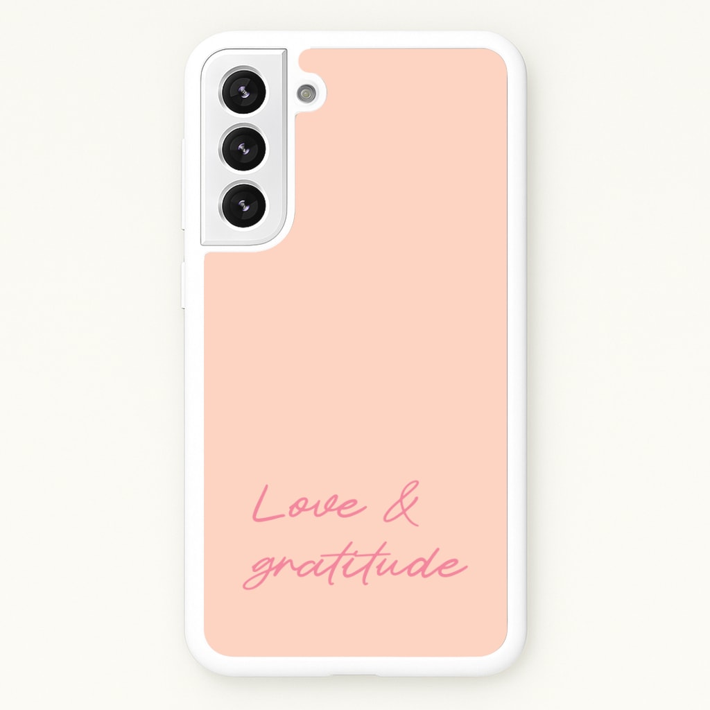 Love And Gratitude Phone Case