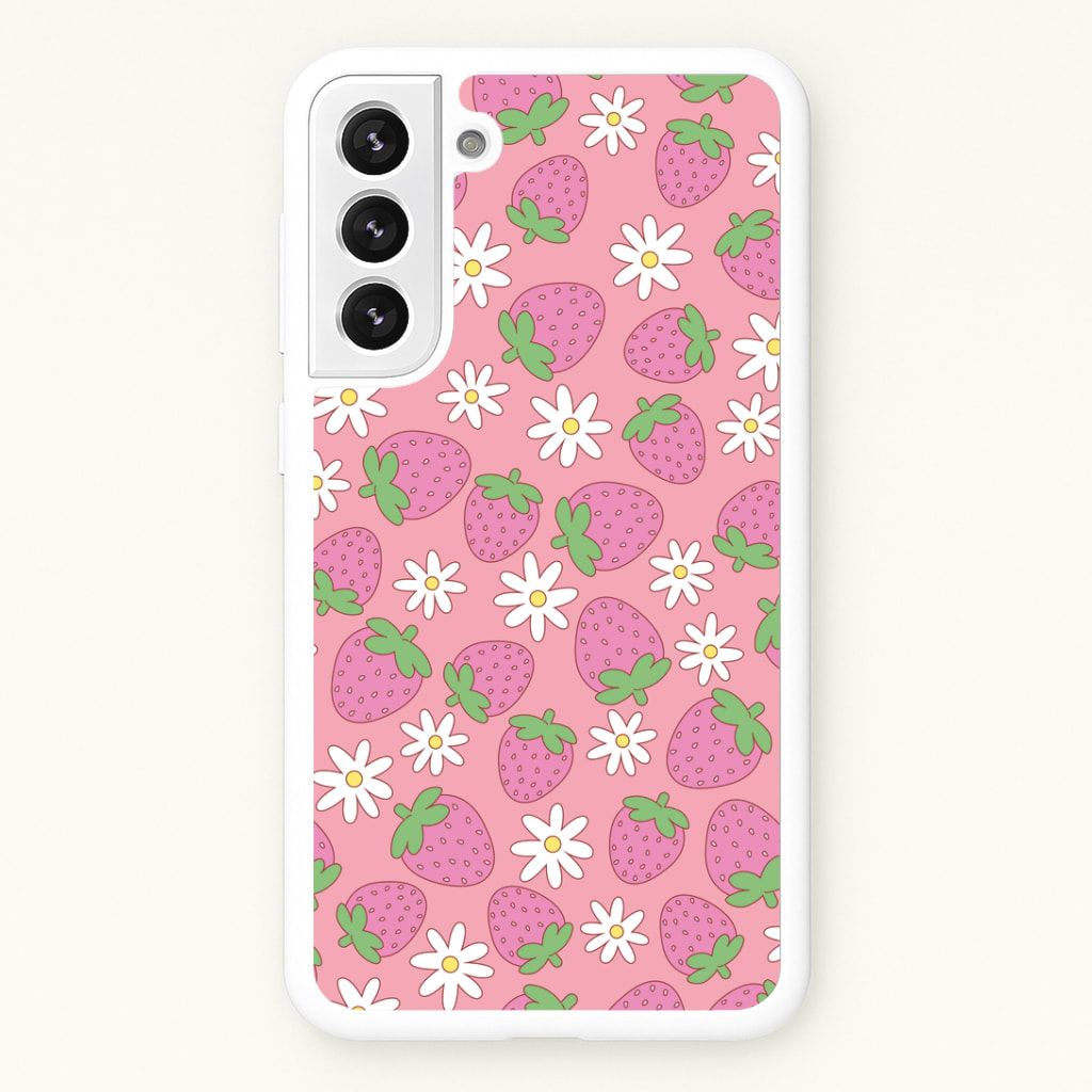 Pink Strawberries - Spring Patterns Phone Case