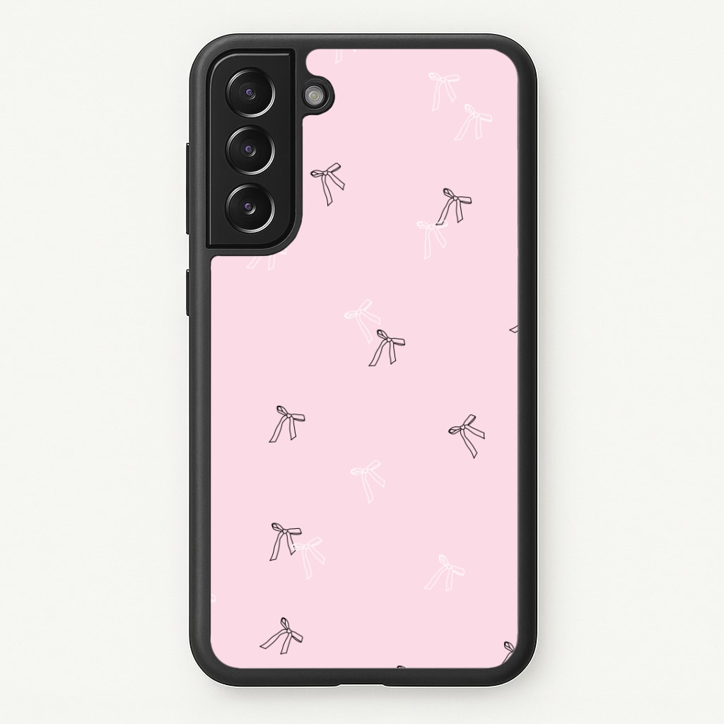 Coquette Mini Bows Pattern Pink Phone Case