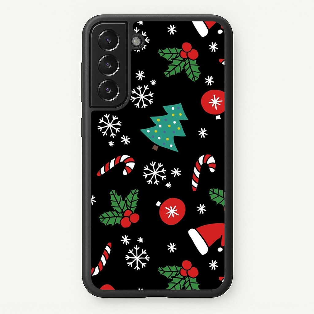 Christmas Objects Pattern Phone Case
