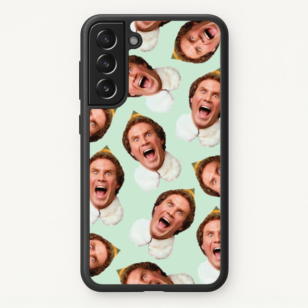 Green Elf Face - Christmas Phone Case
