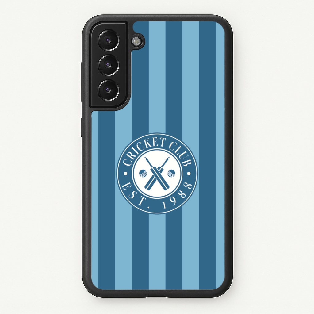 Stripey Cricket Badge Phone Case