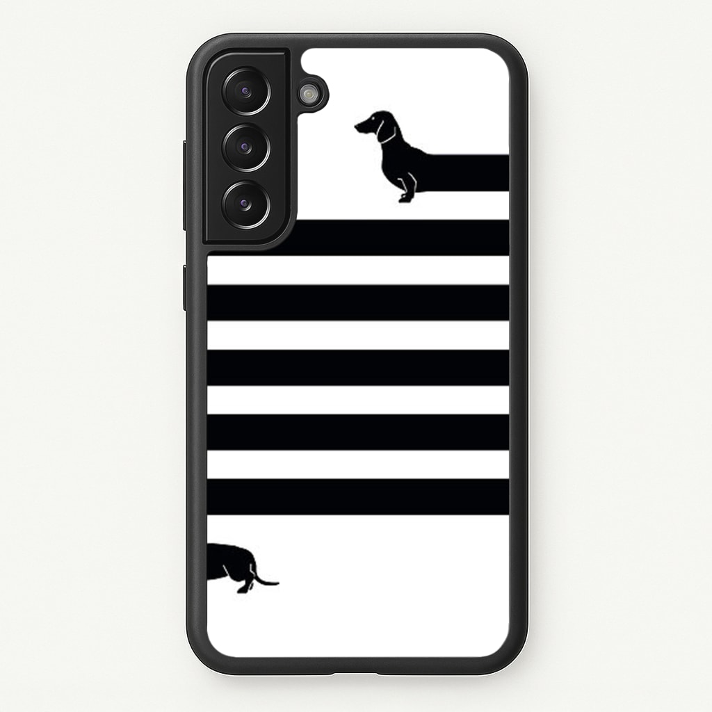Dachshund Wrapped Phone Case