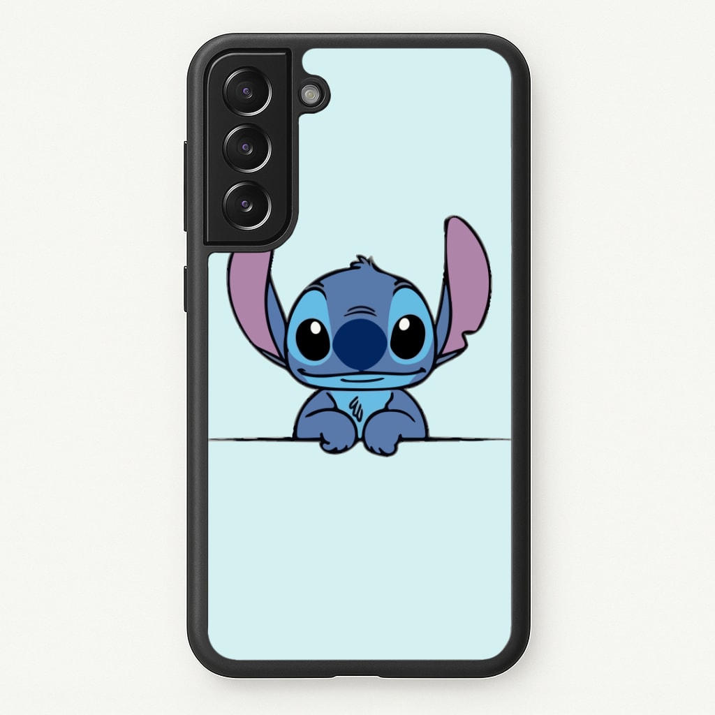 Alien Blue Leaning Phone Case