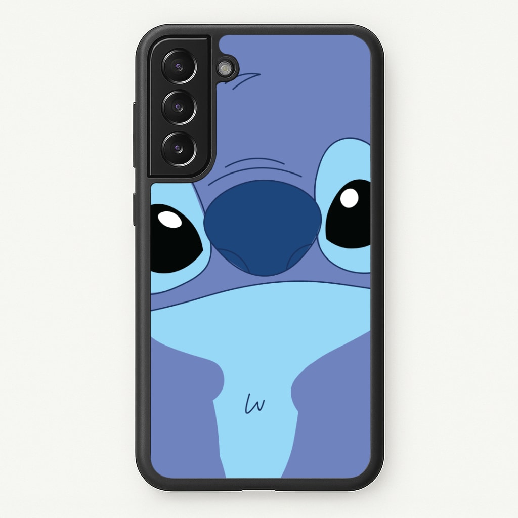 Blue Alien Face Phone Case