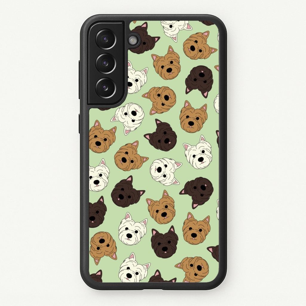 Border Terrier Pattern Phone Case
