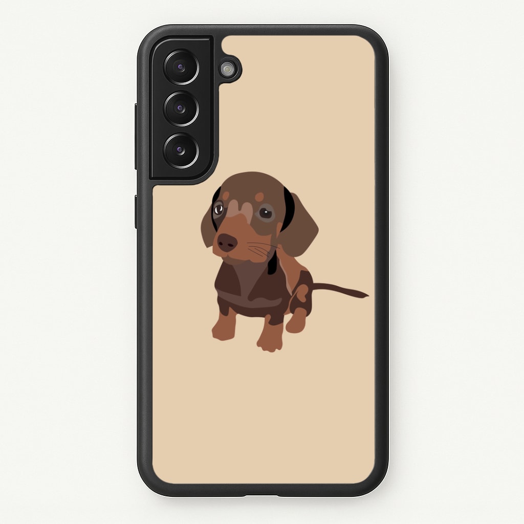 Brown - Dachshunds Phone Case
