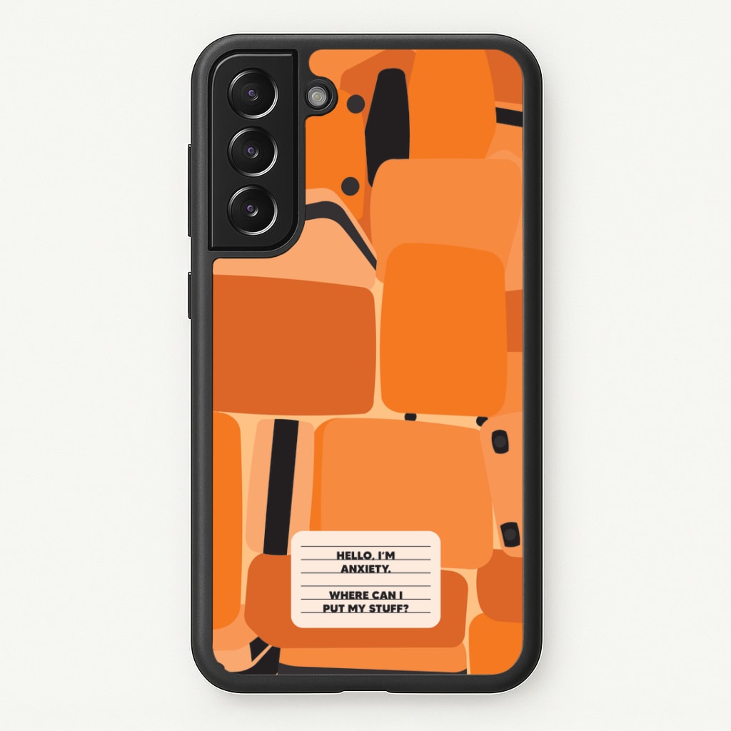 Hello I'm Anxiety - Inside Out Phone Case