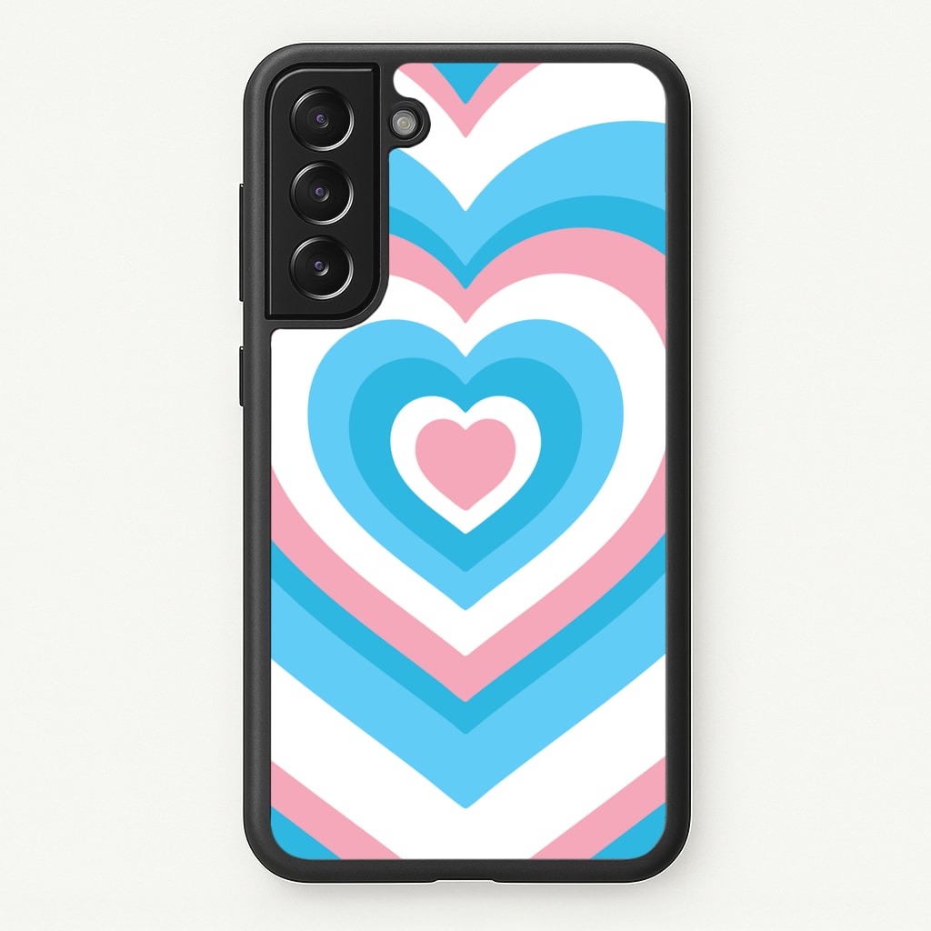 Trans Pride Heart Phone Case