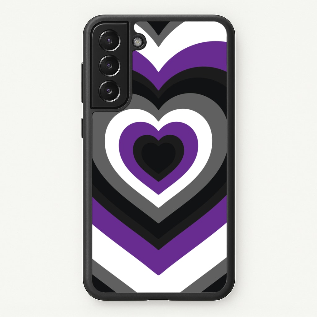 Asexual Pride Heart Phone Case
