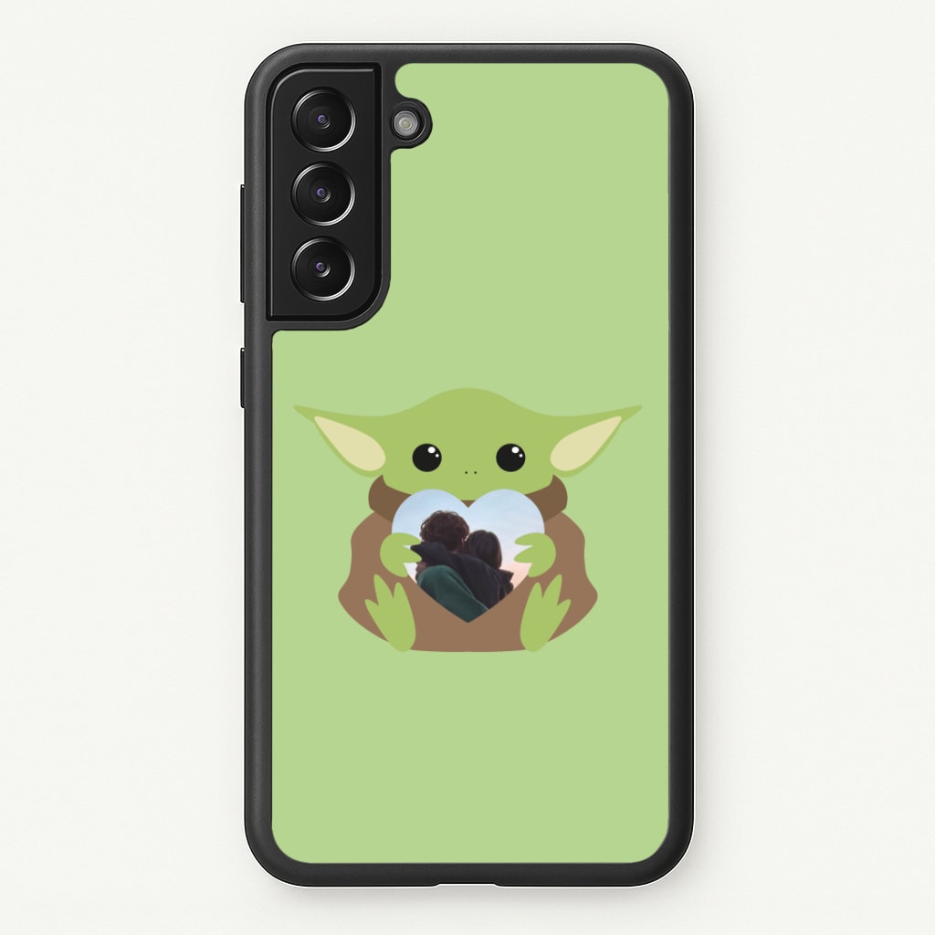 Baby Yoda - Personalised Couples Phone Case