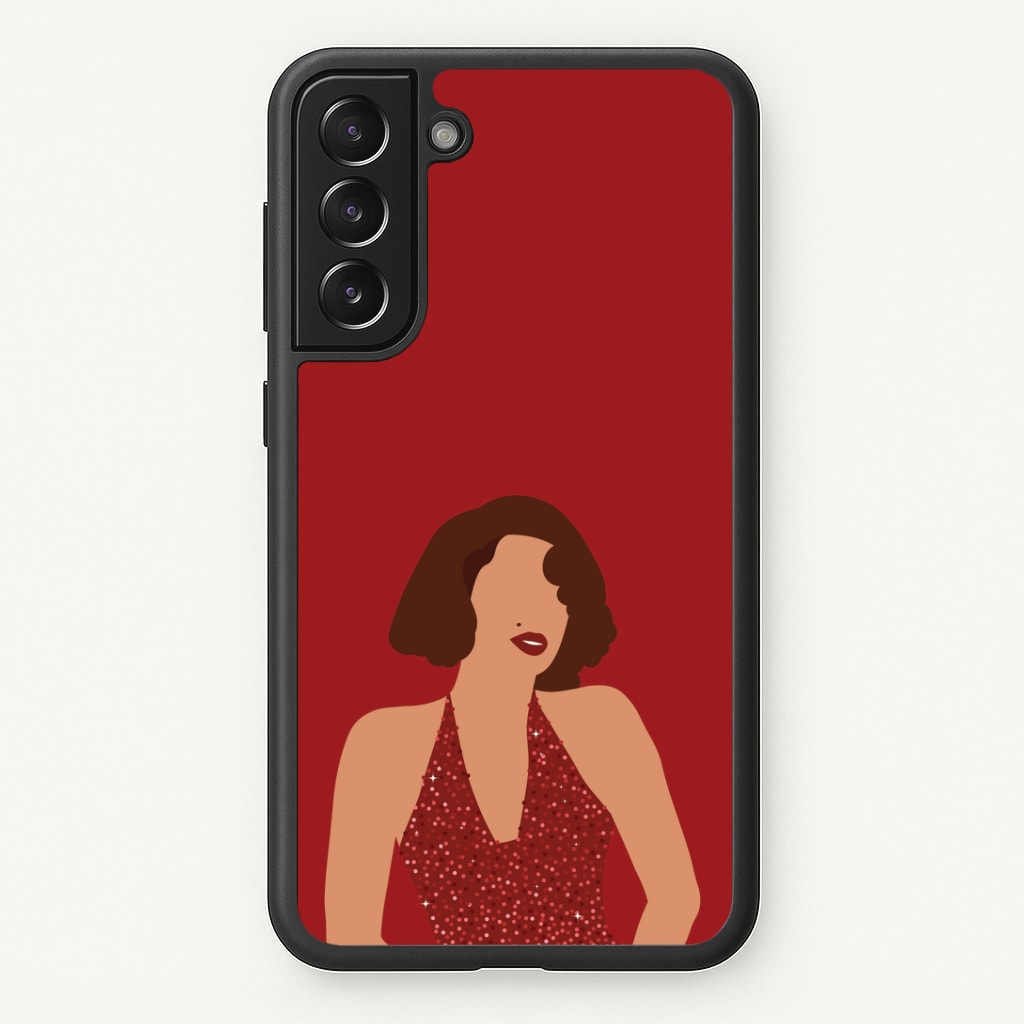 Red Sparkly Dress Phone Case