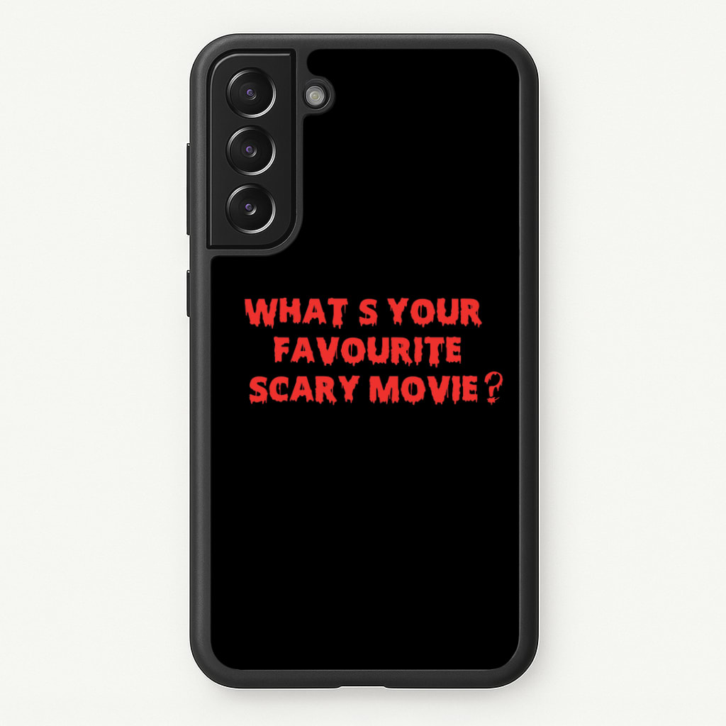 What's Your Favourite Scary Movie - Scream Phone Case