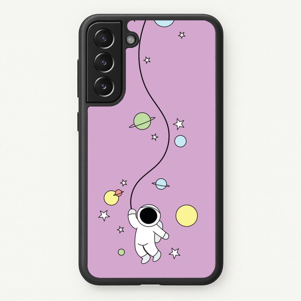 Cute Hanging Astronaut Phone Case