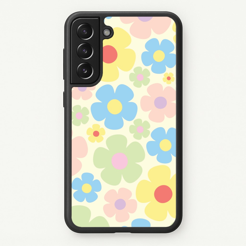 Rainbow Flowers Pattern Phone Case