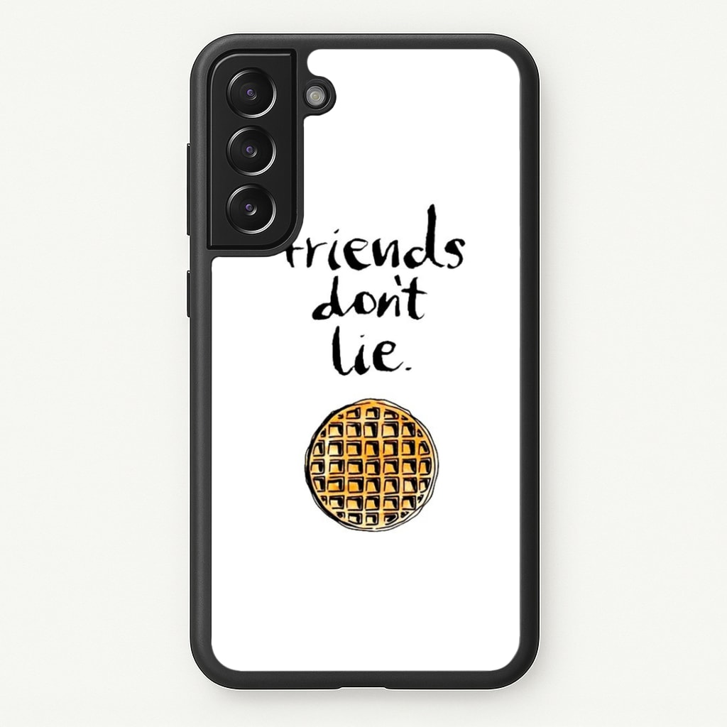 Friends Don't Lie Waffle Phone Case