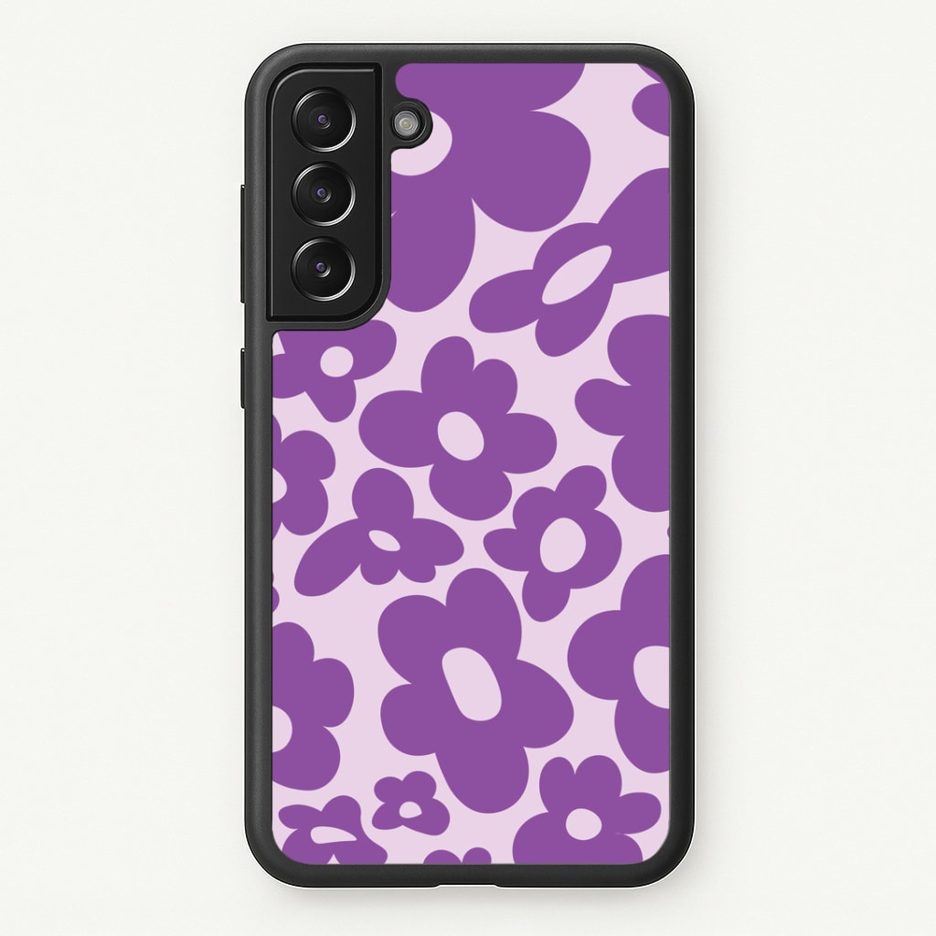 Purple Flowers - Trippy Patterns Phone Case
