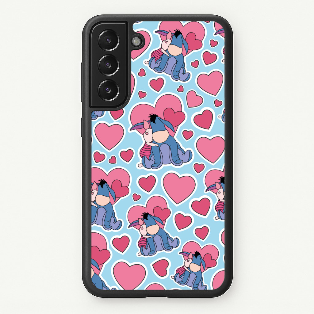 Donkey and Pig Pattern Valentine's Phone Case