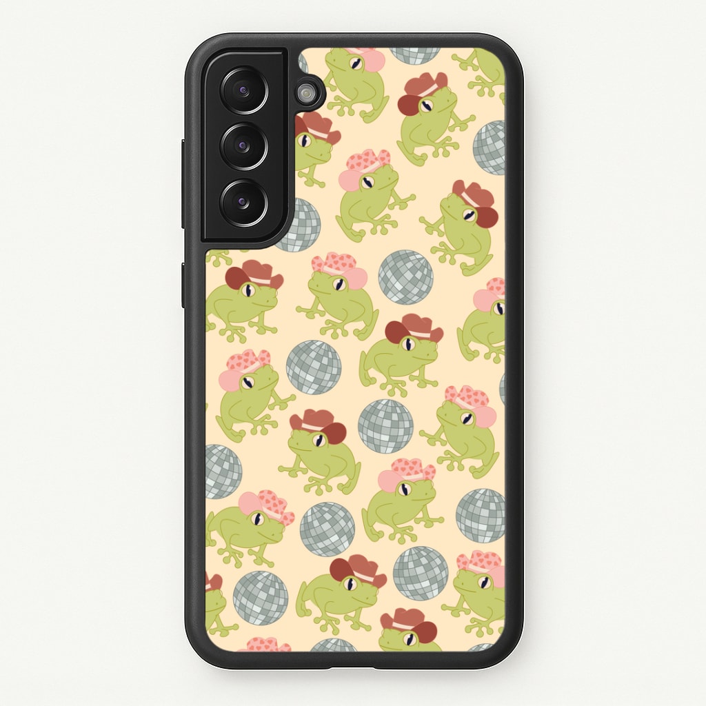 Frogs With Cowboy Hats - Western Phone Case