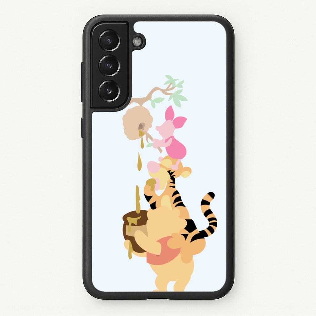 Bouncing Tiger , Piglet , Yellow Bear Phone Case