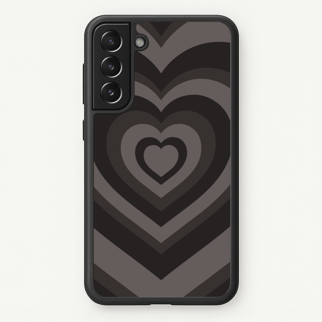Abstract Black Heart Phone Case