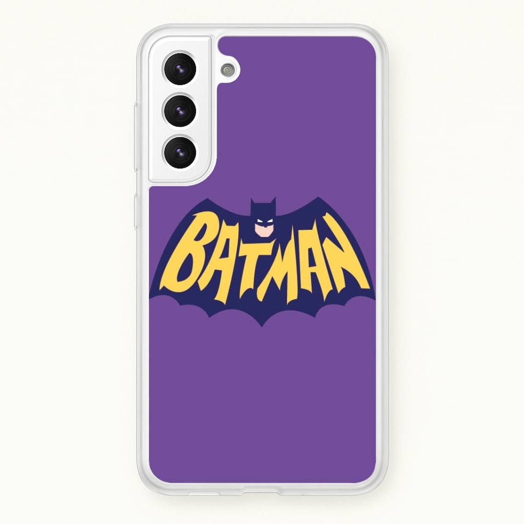 Bat Superhero Purple Logo Phone Case