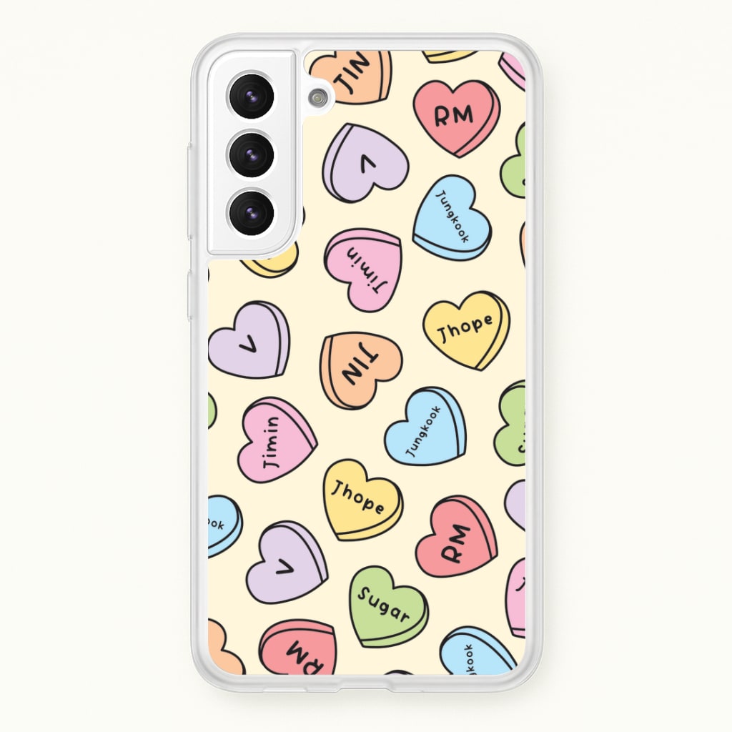 K-Pop Band Members Love Hearts Pattern Phone Case
