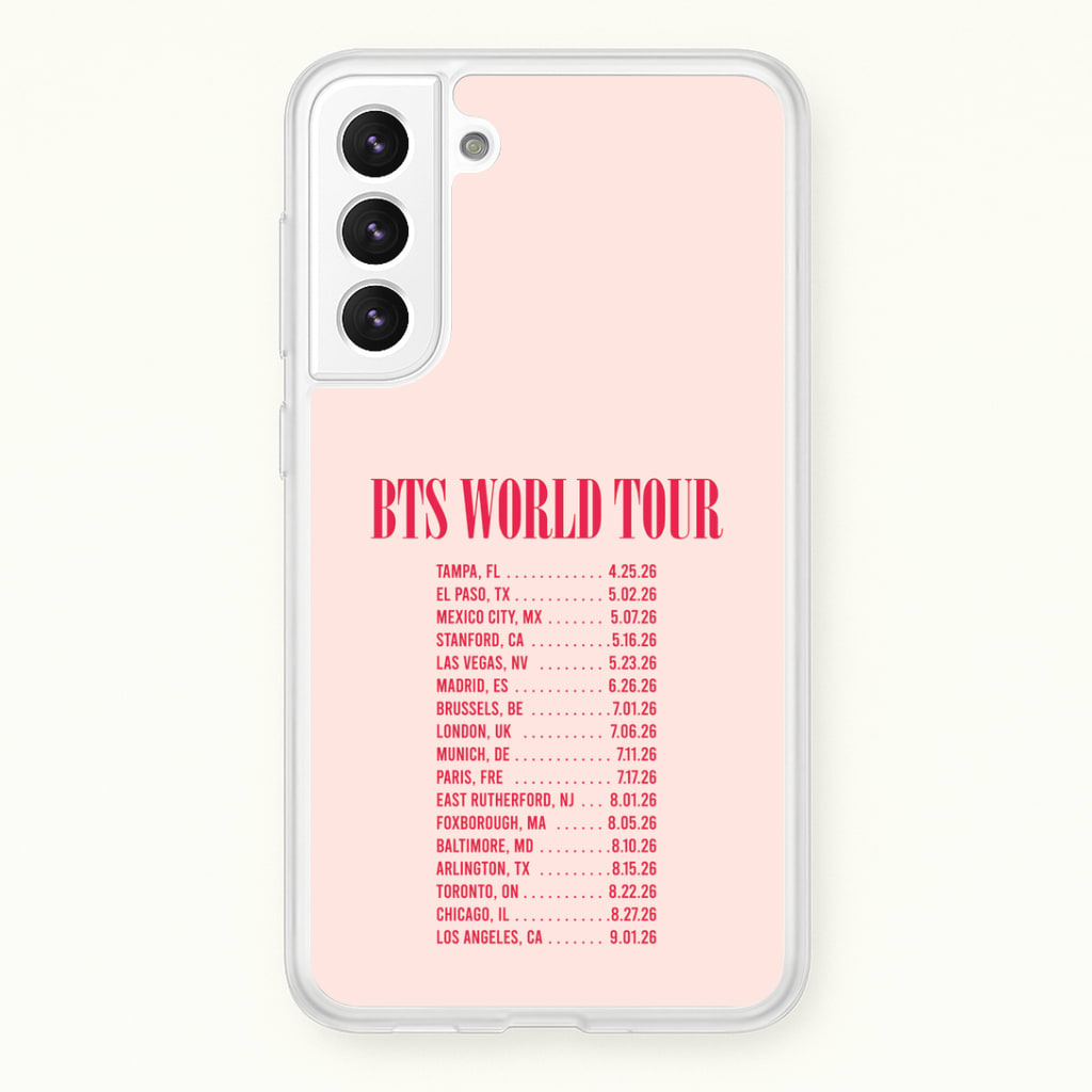 K-Pop Band World Tour List 2026 Phone Case