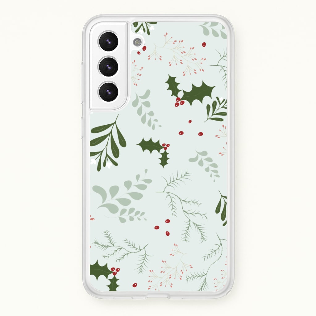 Christmas Floral Pattern Phone Case