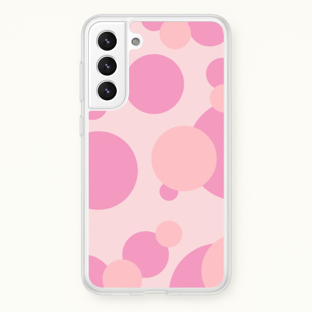 Pink Bubble Pattern Phone Case