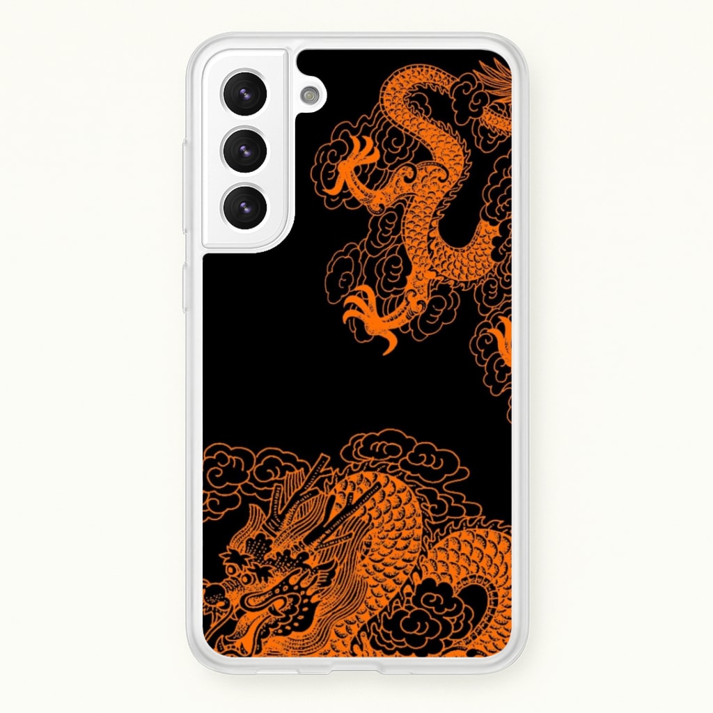 Orange Dragon Phone Case