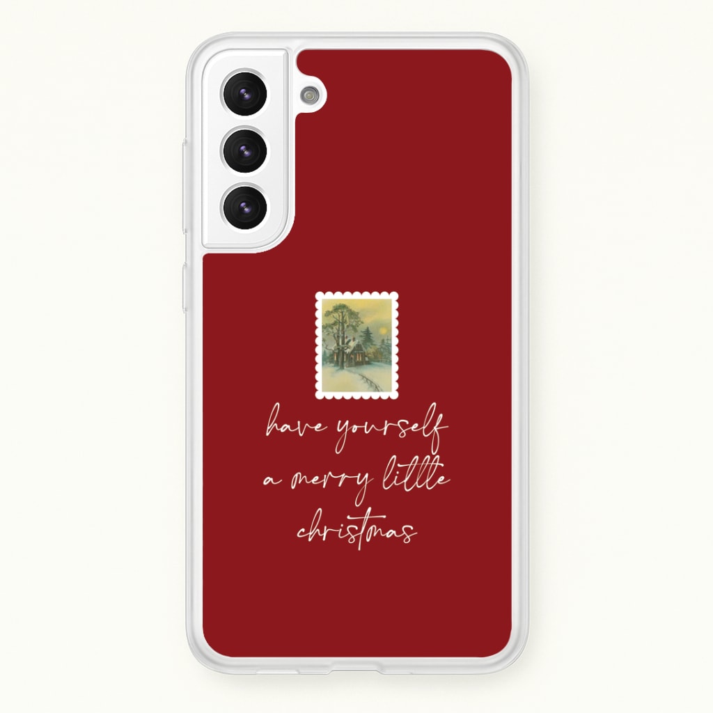 A Merry Little Christmas Stamp Phone Case