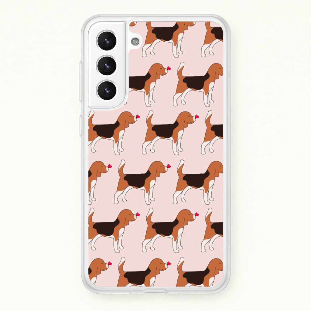 Love Beagle - Dog Pattern Phone Case