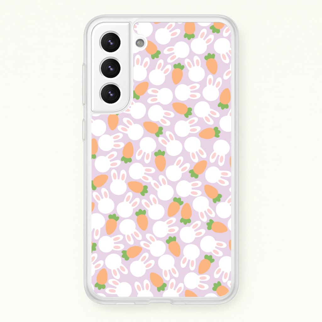 Rabbits And Carrots - Easter Patterns Phone Case