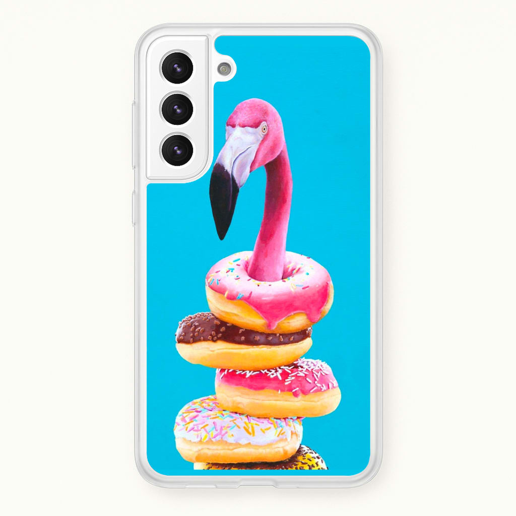 A Famished Flamingo Phone Case